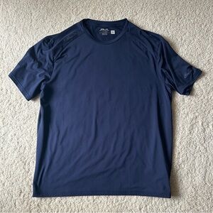 Men’s RLX Ralph Lauren Sea Island Georgia Golf Resort Tech Shirt Blue Large NWOT